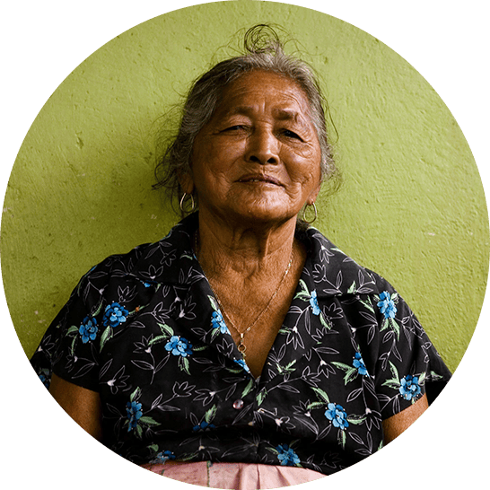 Nicoyan woman smiling