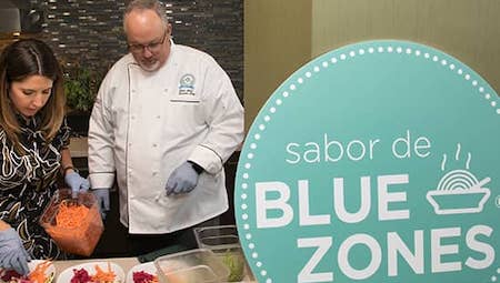 Cooking demonstration.